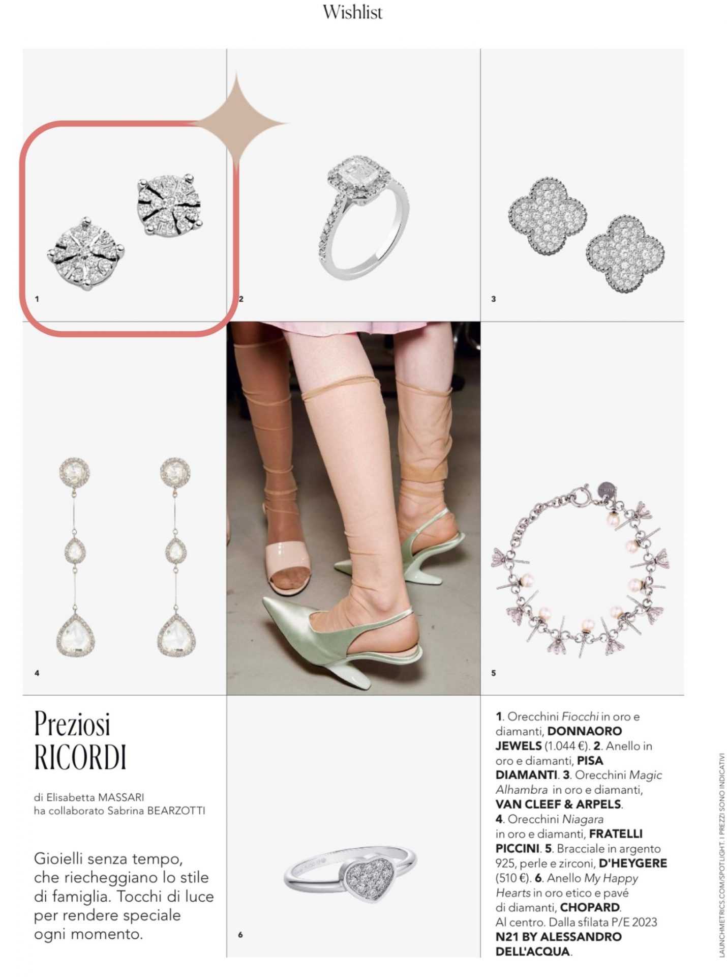 DonnaOro Jewels - Rivista Marie Claire - Febbraio 2023
