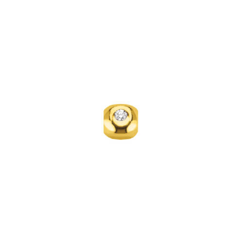 Square piccolo  in oro giallo e diamanti