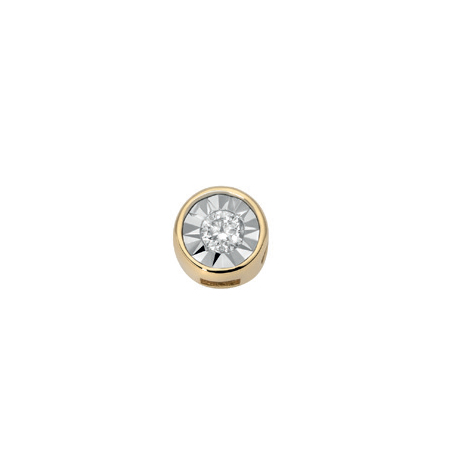 Small Yellow Gold And Diamond Mirror