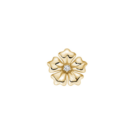 Spring Small Yellow Gold And Diamond