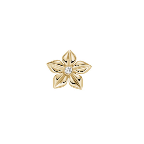 Spring Small Yellow Gold And Diamond