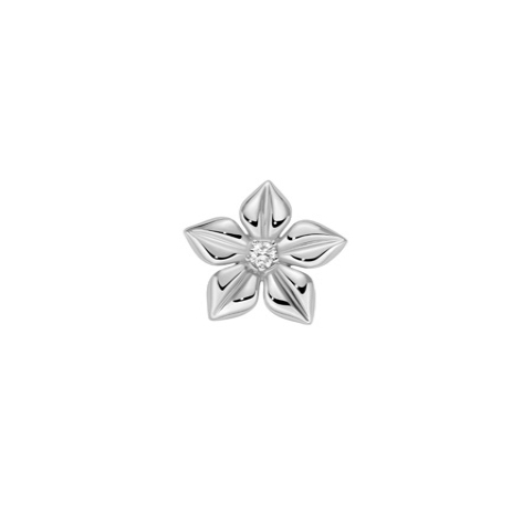 Spring Small White Gold And Diamond
